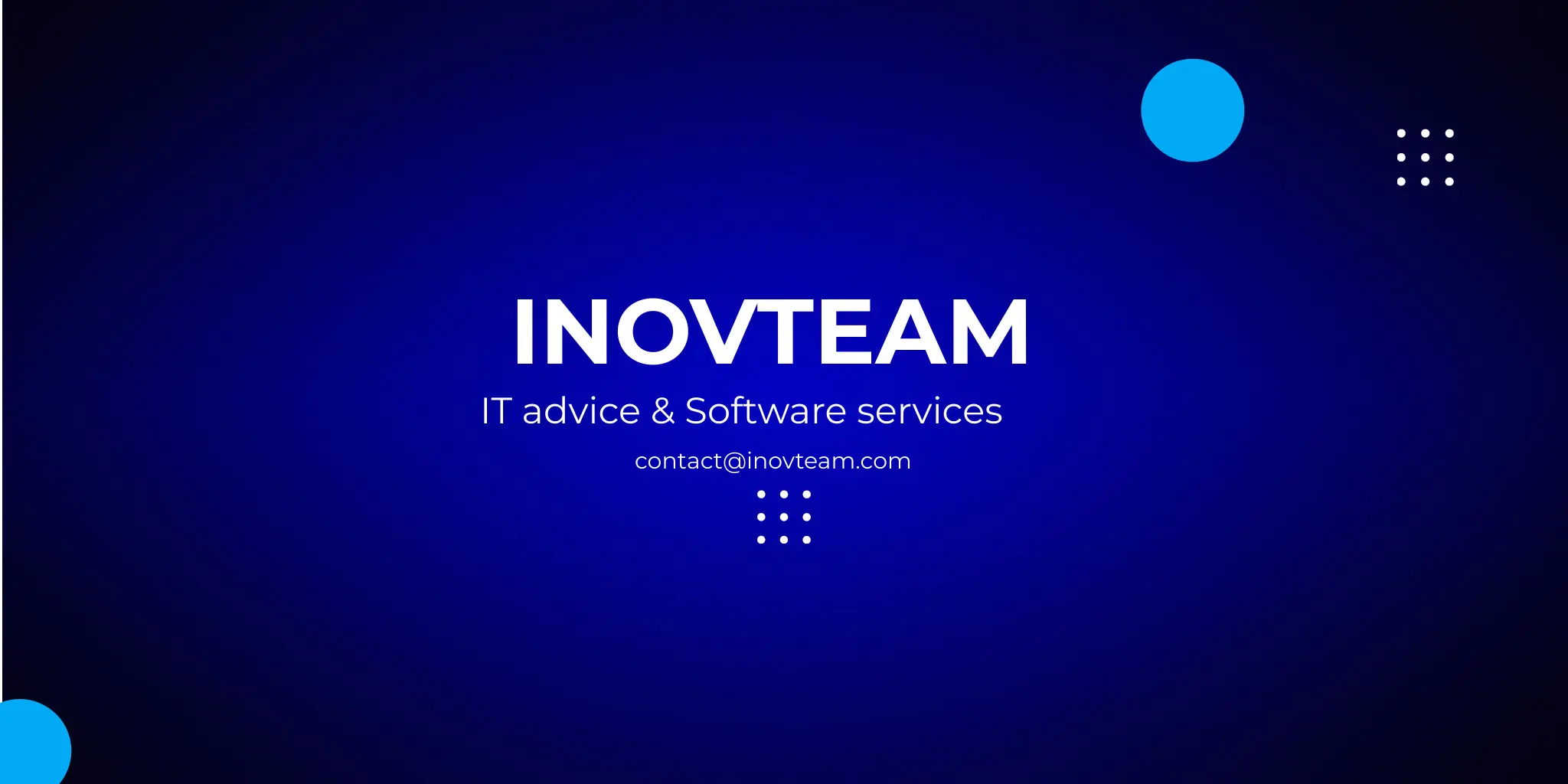 Vidéo de présentation INOVTEAM - Conseil IT et intégration de solutions logicielles GLPI, Vtiger CRM et HubSpot